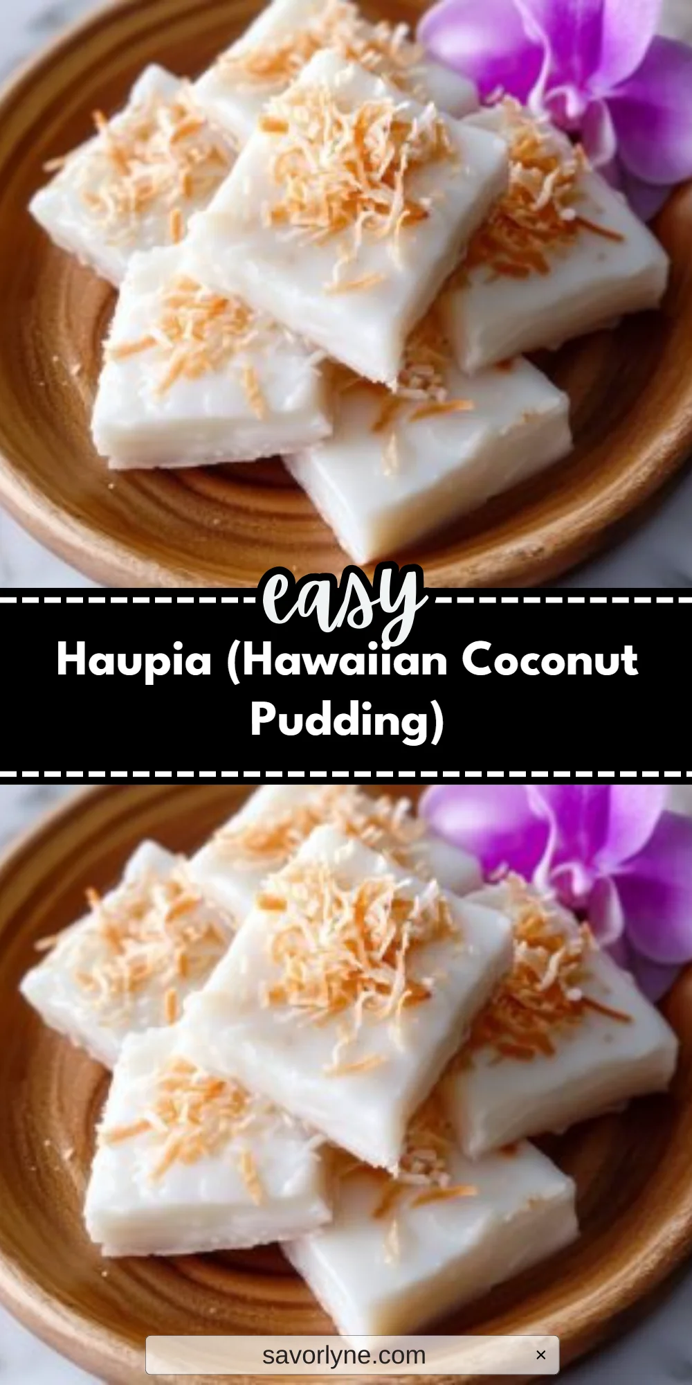 Haupia (Hawaiian Coconut Pudding)