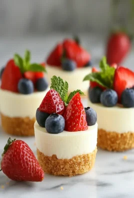 No-bake mini cheesecake cups topped with fresh fruit