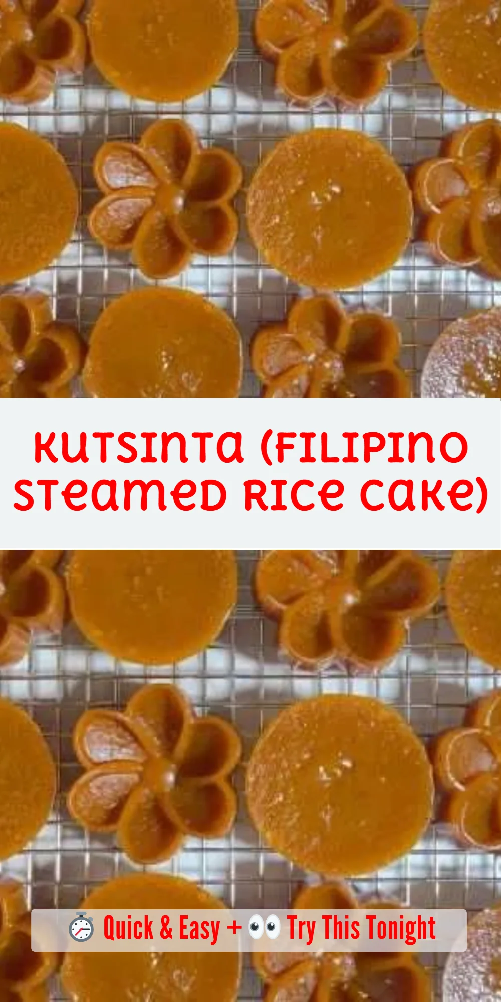 Kutsinta (Filipino Steamed Rice Cake)