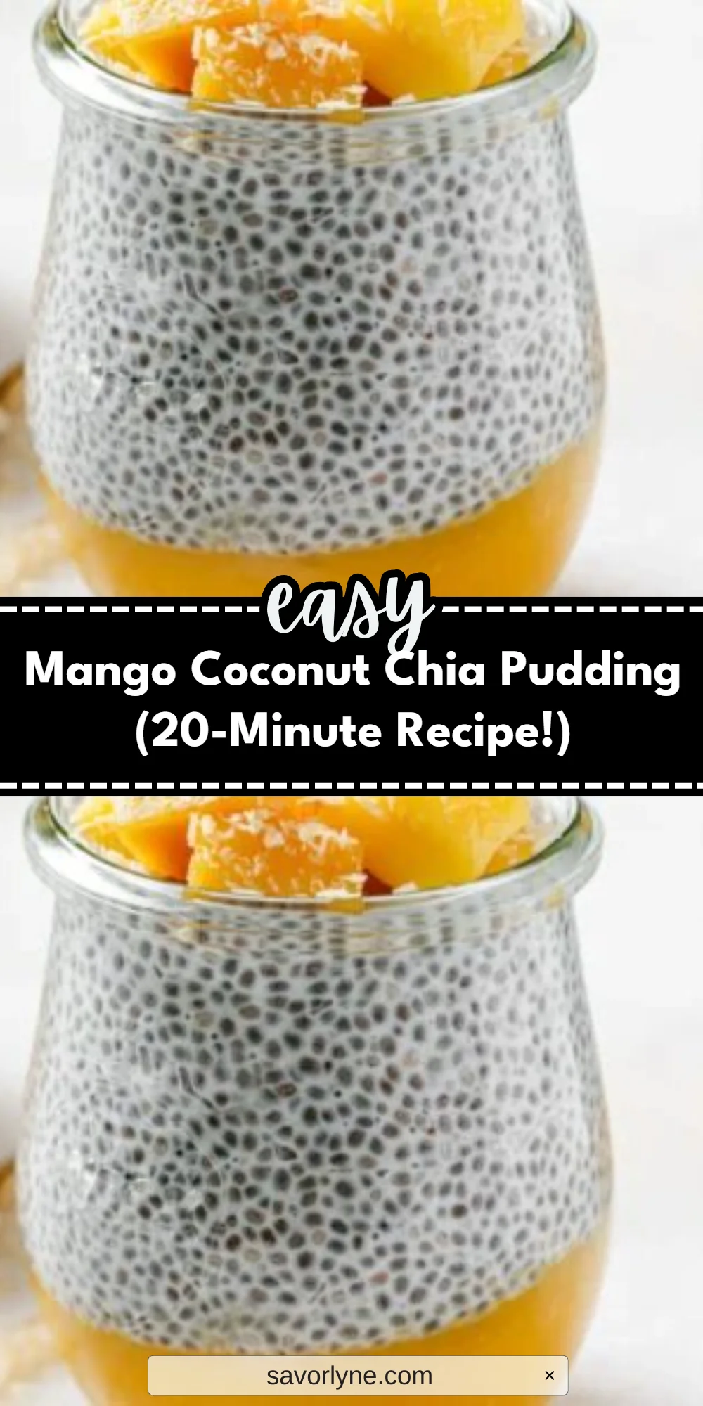 Mango Coconut Chia Pudding (20-Minute Recipe!)
