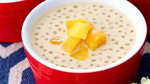 Mango Sago with Coconut Milk
