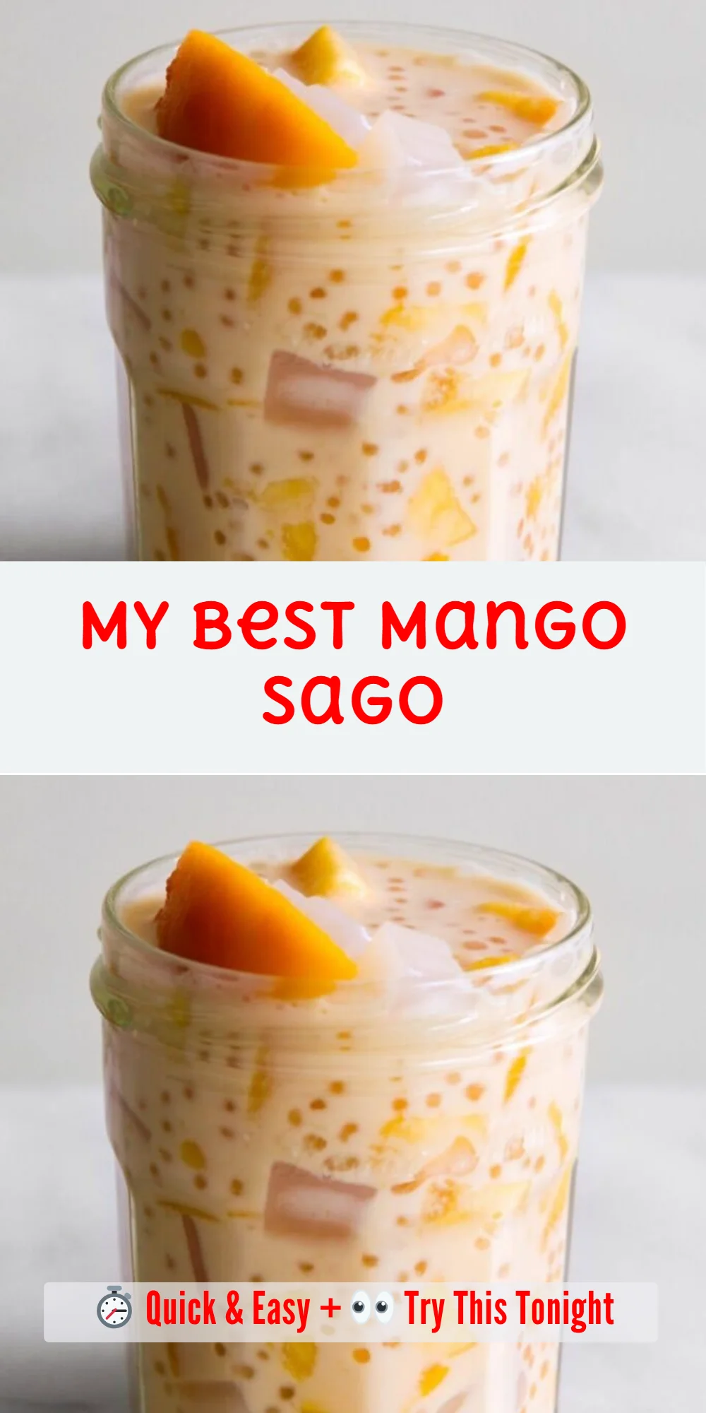My Best Mango Sago