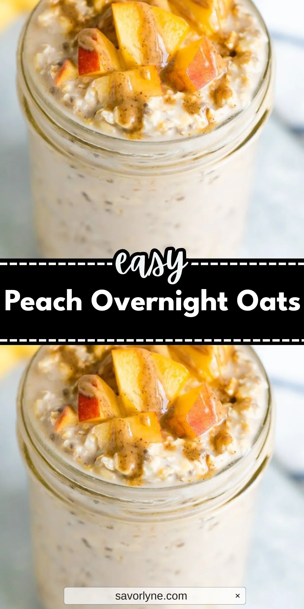 Peach Overnight Oats