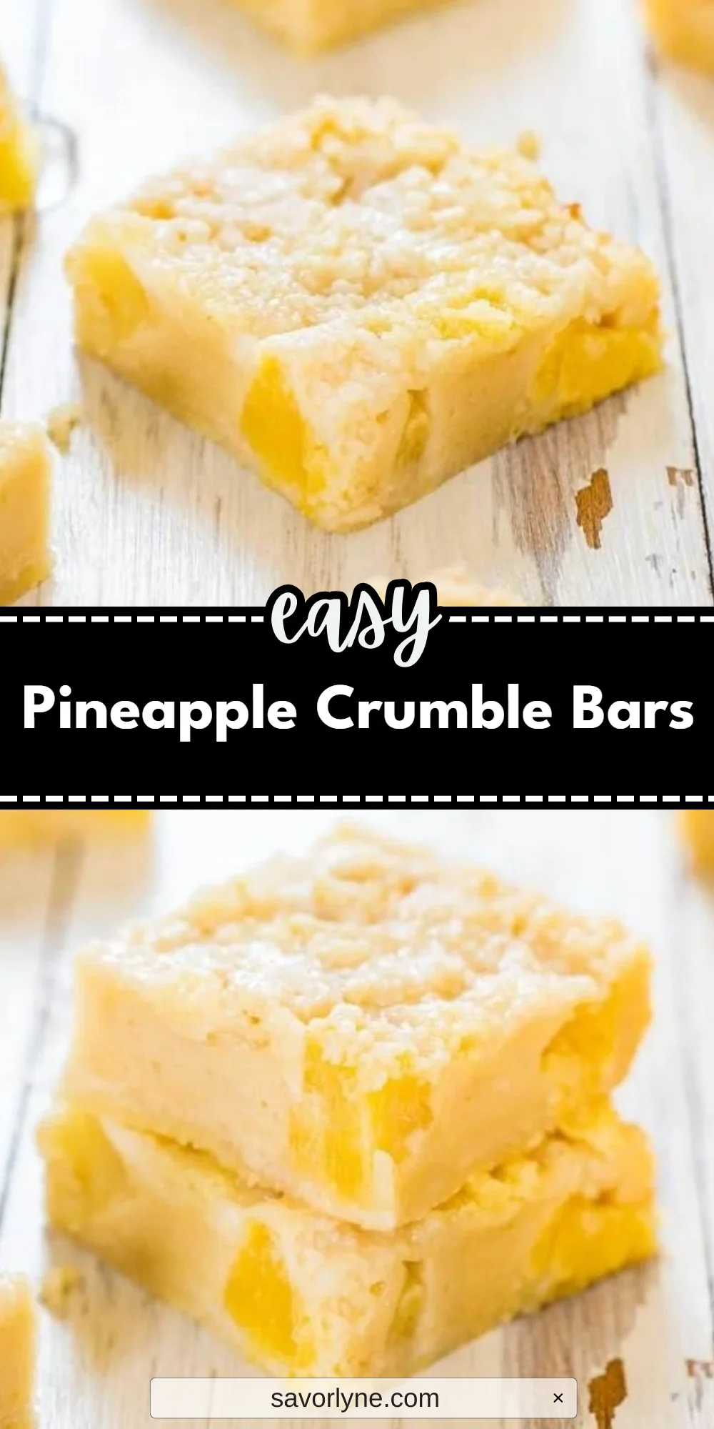 Pineapple Crumble Bars