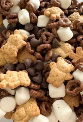 Delicious S'mores Trail Mix with chocolate, marshmallows, and graham crackers