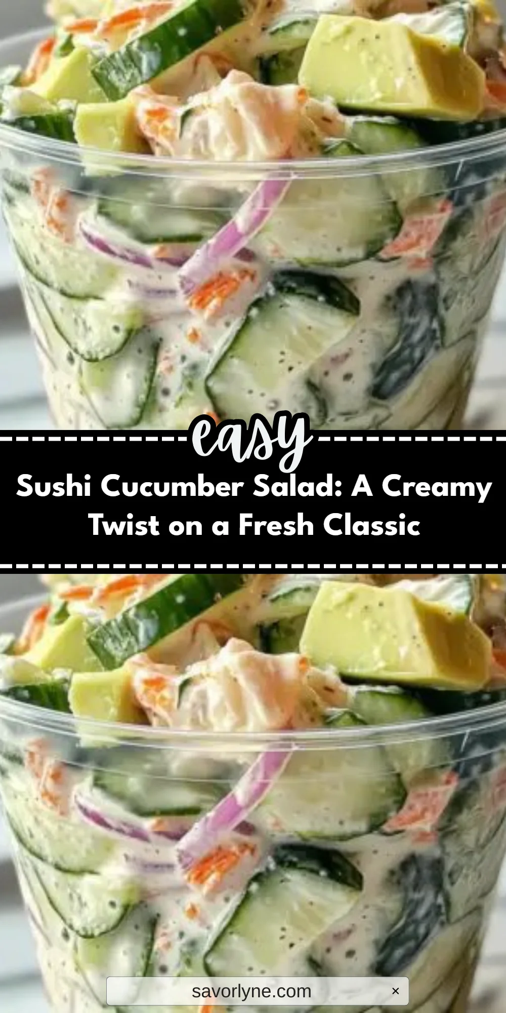 Sushi Cucumber Salad: A Creamy Twist on a Fresh Classic