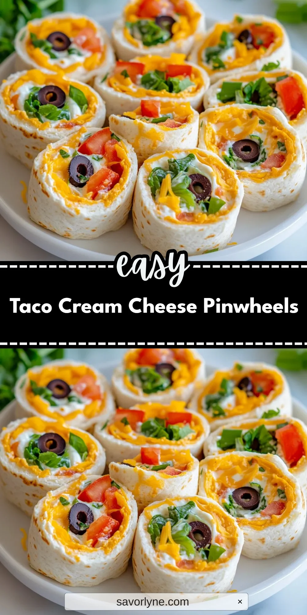 Taco Cream Cheese Pinwheels