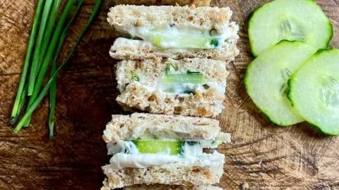 Vegan Cucumber Sandwiches