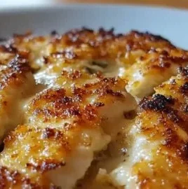 Delicious garlic parmesan chicken bake ready to serve the family