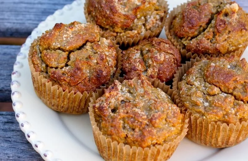 Anti-inflammatory coconut and sweet potato muffins fresh out of the oven
