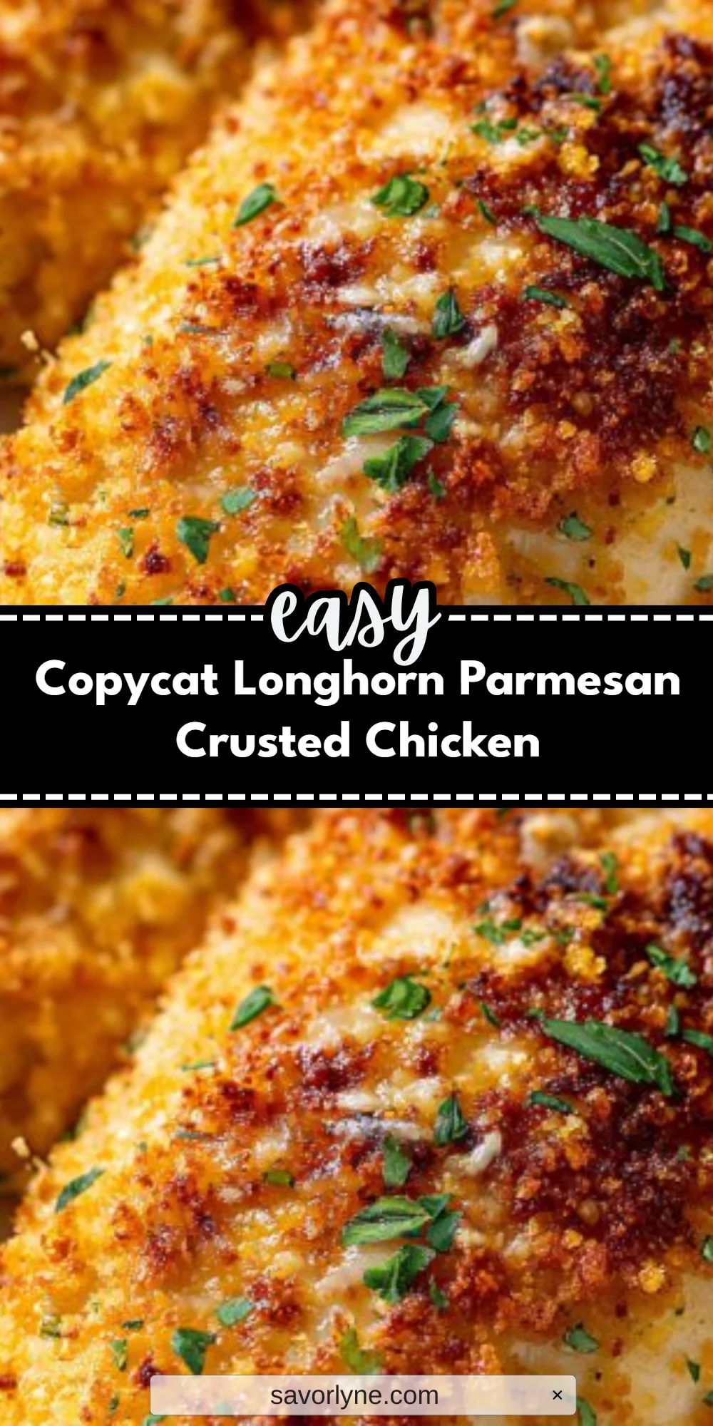 Copycat Longhorn Parmesan Crusted Chicken