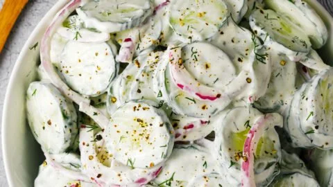 Creamy Cucumber Salad