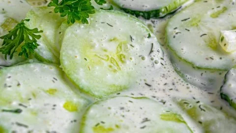 Creamy Cucumber Salad