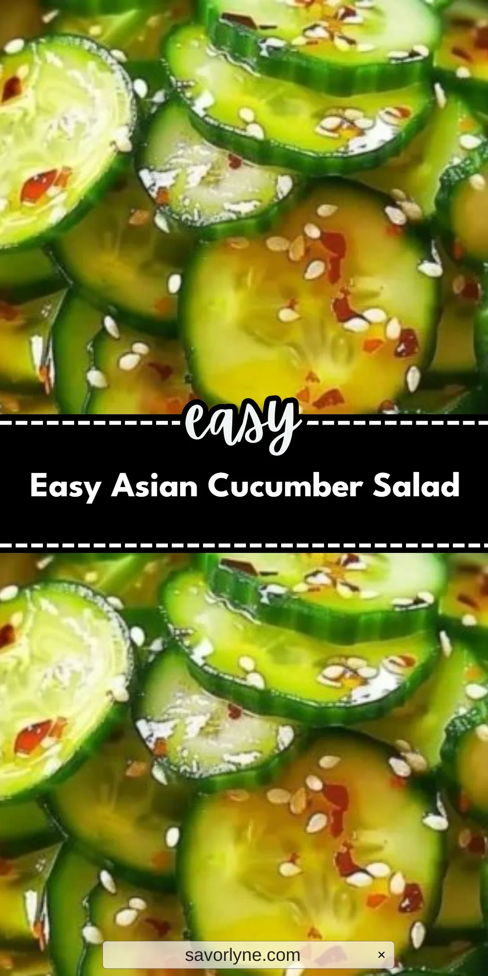 Easy Asian Cucumber Salad