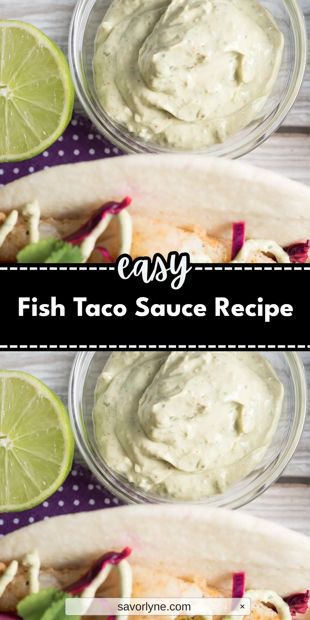 Fish Taco Sauce Recipe