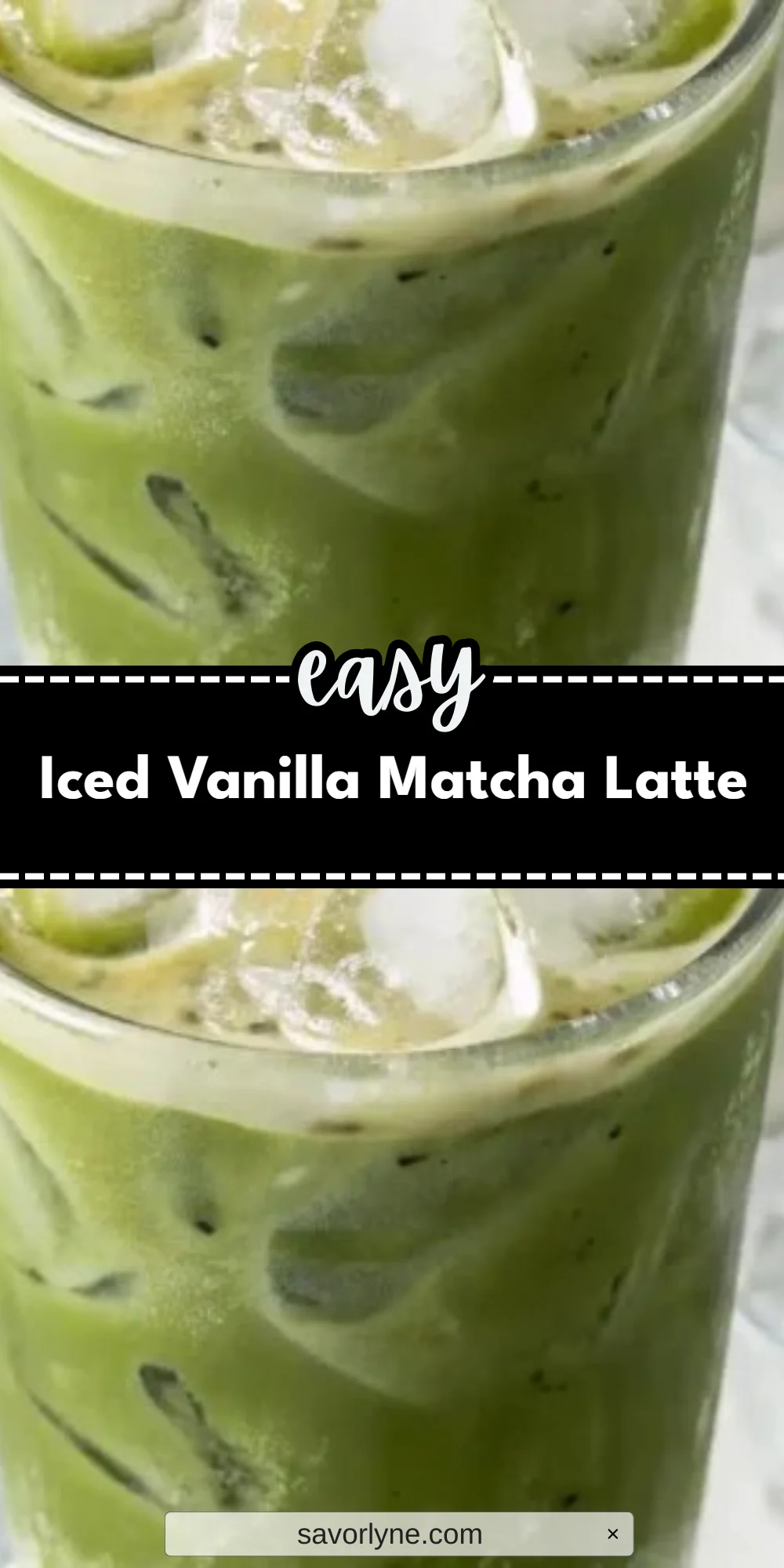 Iced Vanilla Matcha Latte