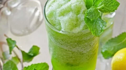 Limonana (Middle Eastern Frozen Mint Lemonade Recipe)