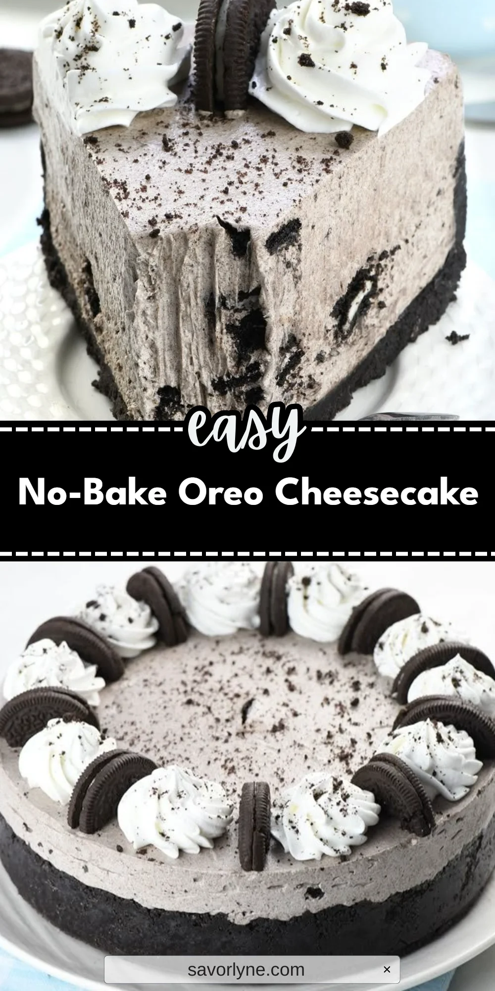 No-Bake Oreo Cheesecake