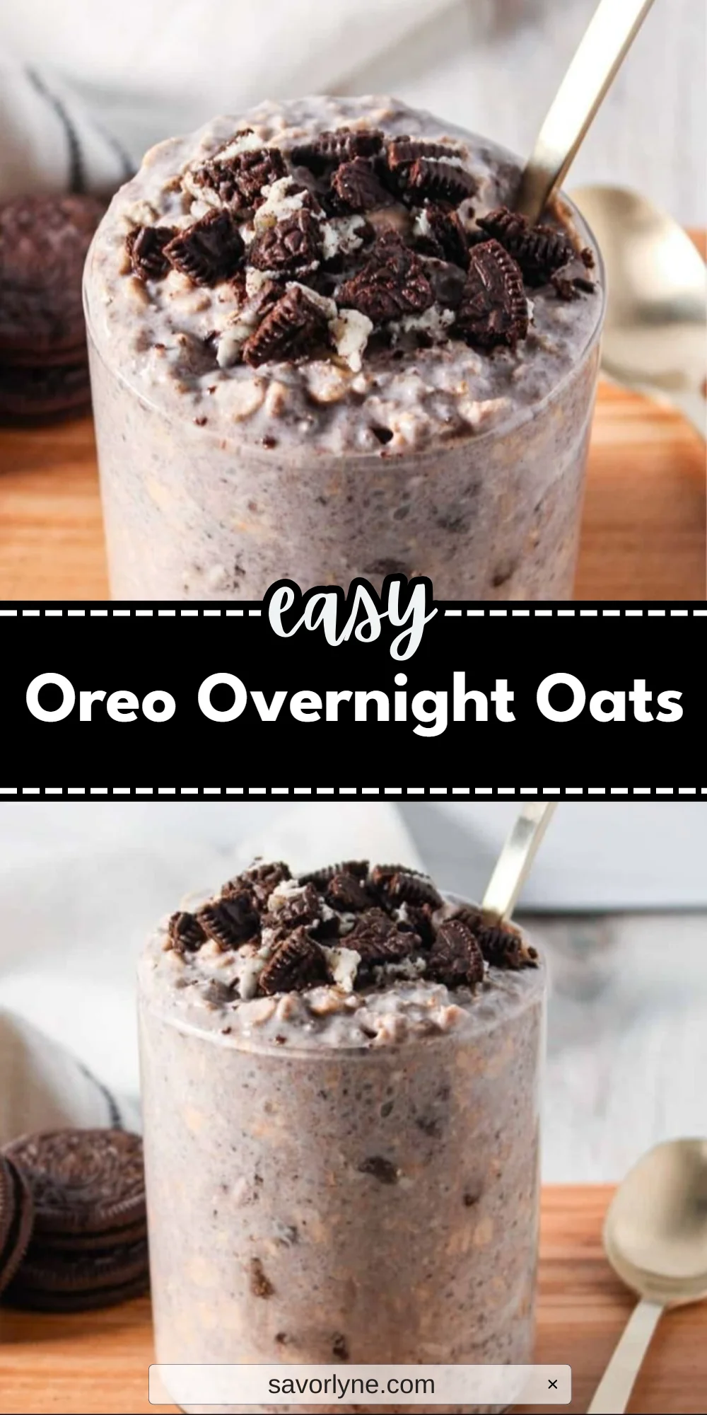 Oreo Overnight Oats