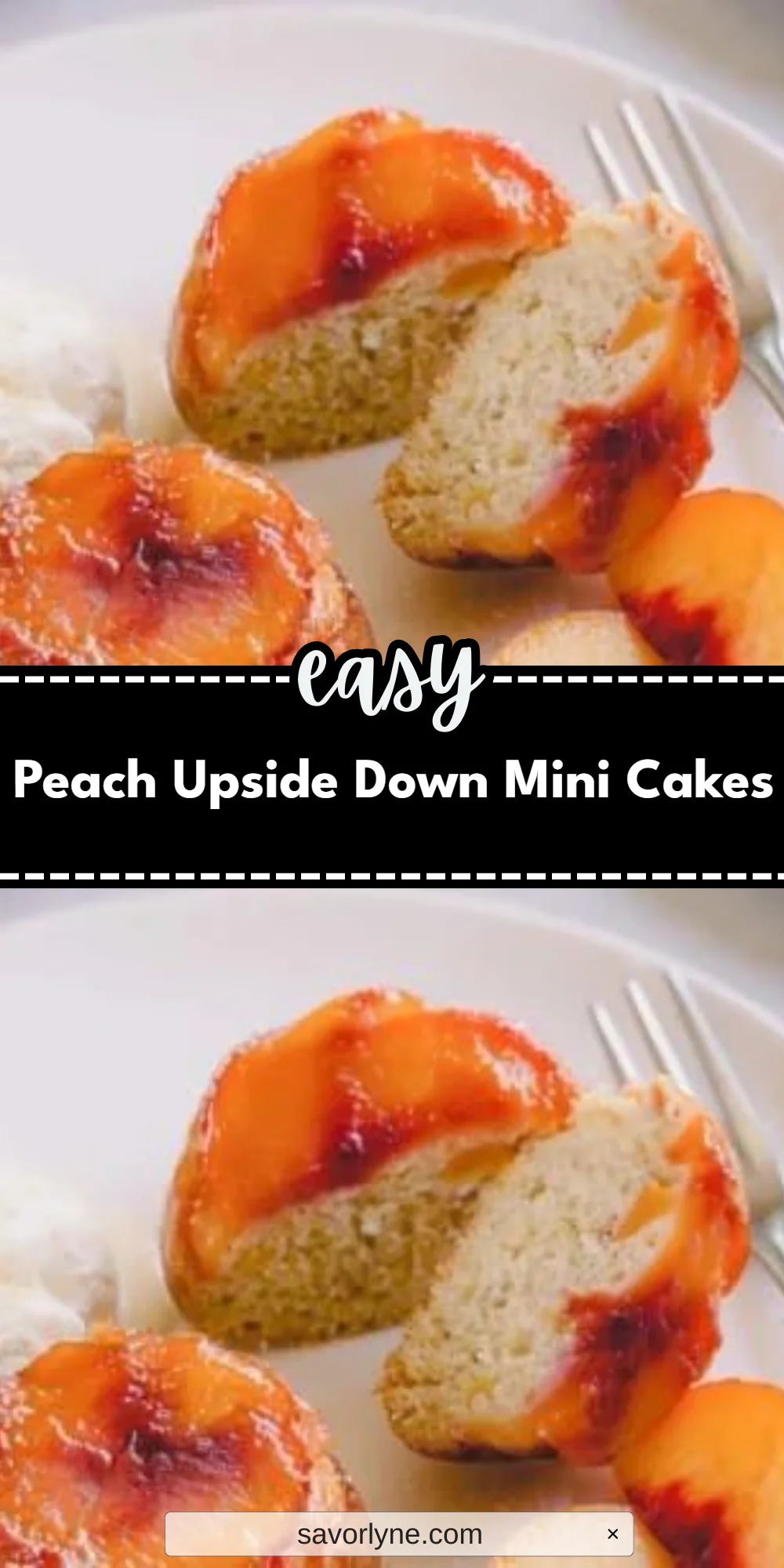 Peach Upside Down Mini Cakes