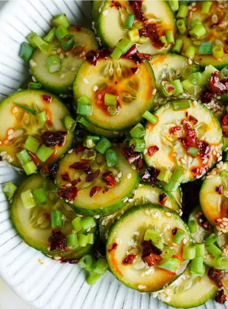 TikTok Cucumber Salad