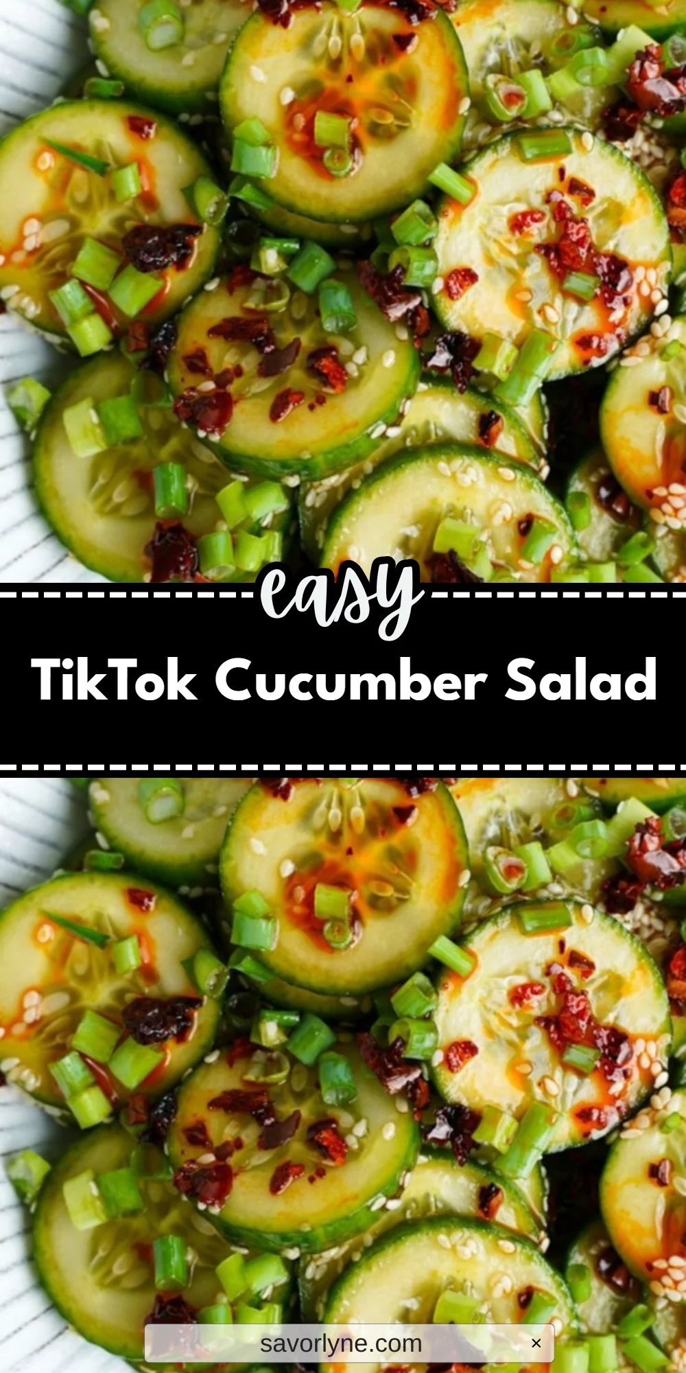 TikTok Cucumber Salad
